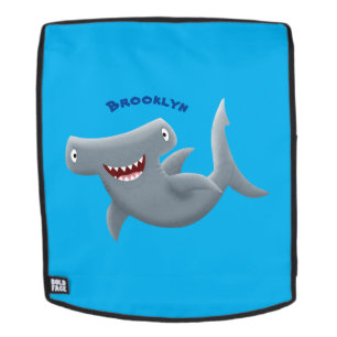 Sac À Dos Drôle mignon requin marteau dessin animé