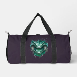 Sac à dos éclaboussure d'aquarelle serpent vert to