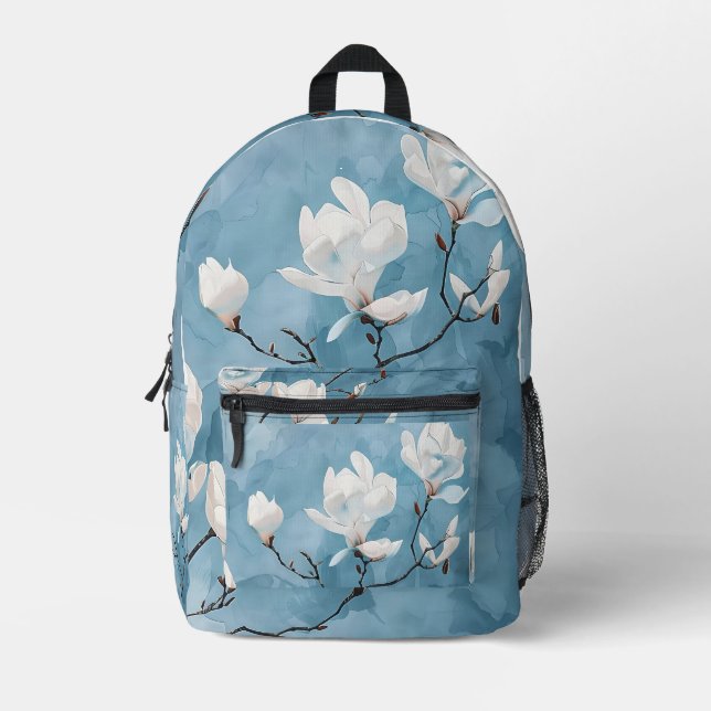 sac à dos élégant Blue Magnolia (Recto)