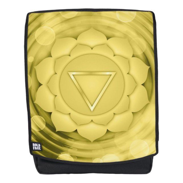 Sac À Dos Elégant or Chakra Zen Yoga méditation spirituelle (Devant)