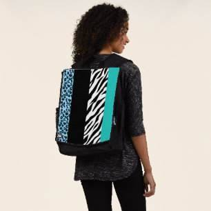 Sac À Dos Empreinte de léopard, Zebra Print, Poster de anima