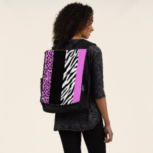 Sac À Dos Empreinte de léopard, Zebra Print, Poster de anima