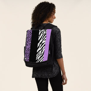 Sac À Dos Empreinte de léopard, Zebra Print, Poster de anima