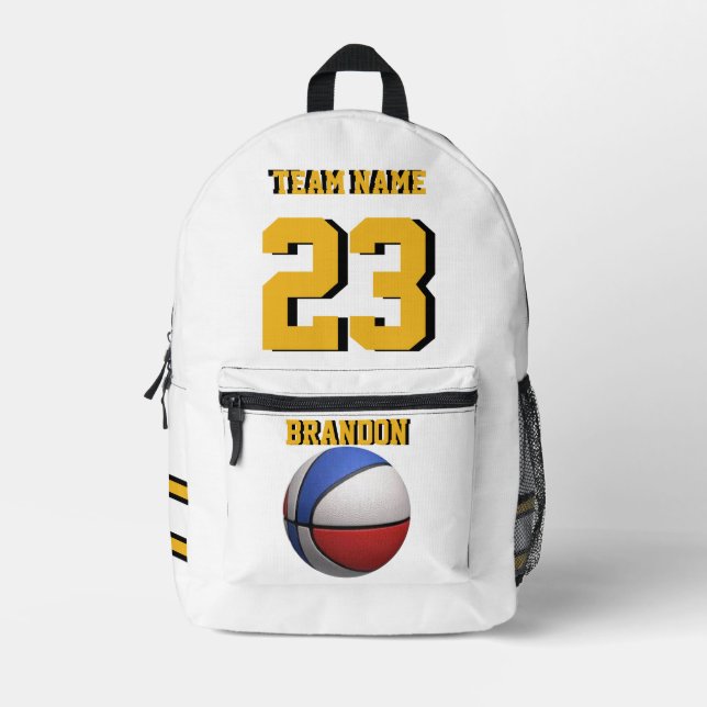 Sac à dos enfants garçons de basket sport Senior N (Recto)