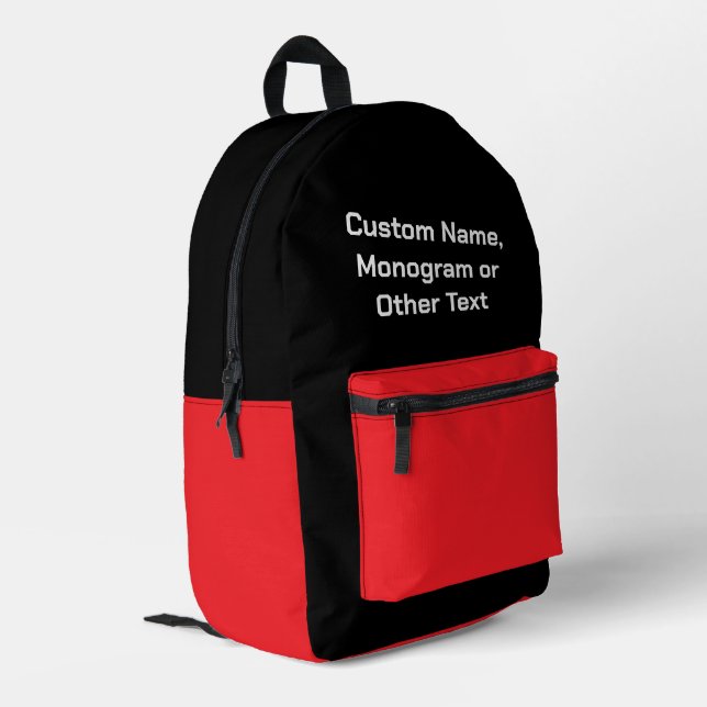 Sac À Dos Entièrement Personnalisé - N'Importe Que (Coin arrière gauche)