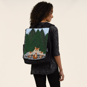 Sac À Dos Famille adorable de renards