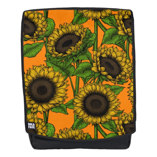 Sac À Dos Fleurs de soleil (Devant)