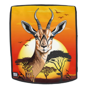 Sac À Dos Gazelle Antelope africaine animal sauvage