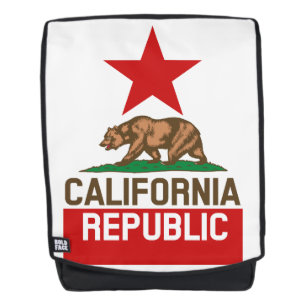 Sac À Dos Graphique Drapeau d'état de Californie dynamique s