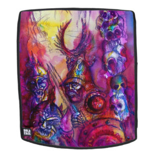 Sac À Dos HALLOWEEN MONSTERS / ORK WAR Imaginaire violet