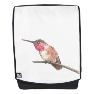 Sac À Dos Hummingbird watercolor