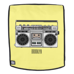 Sac À Dos Illustration de la bande dessinée radio