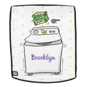 Sac À Dos Illustration de lave-linge mignonne