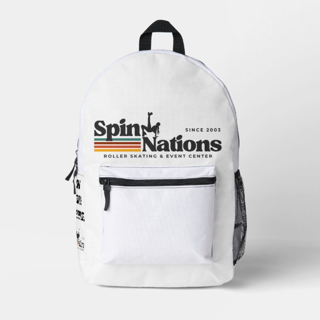 Sac À Dos Imprimé 2025 Retro SpinNations Backpack (Recto)