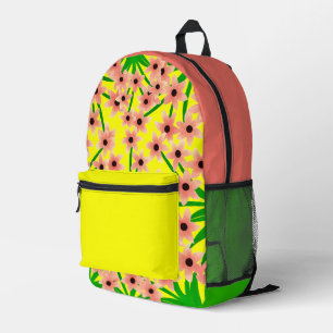 Sac à dos imprimé à motifs floraux