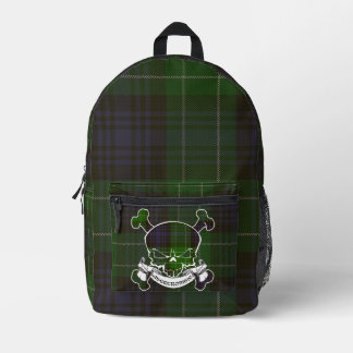 Sac À Dos Imprimé Abercrombie Clan Tartan Crâne