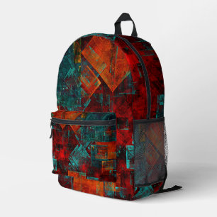 Sac À Dos Imprimé Abstrait Cool coloré moderne Motif artistique