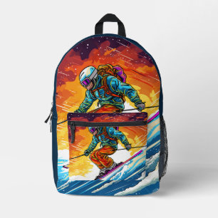 Sac À Dos Imprimé Action de ski