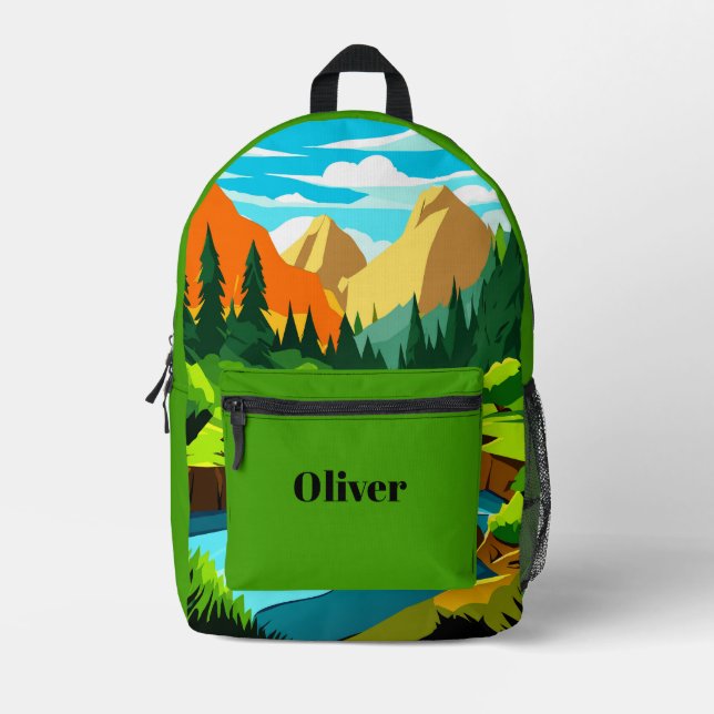 Sac À Dos Imprimé Adventure Hiking Backpack for Kids (Recto)