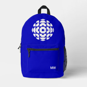 Sac À Dos Imprimé Affiche du logo bleu CBC 1986