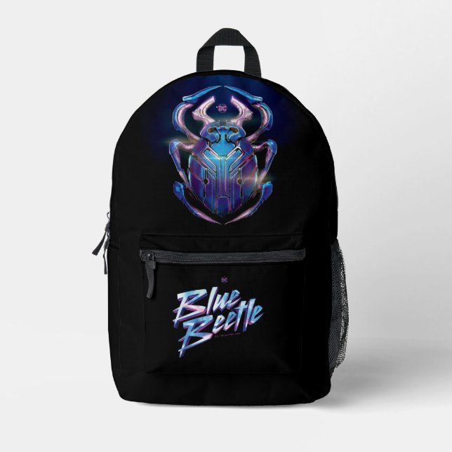 Sac À Dos Imprimé Affiche théâtrale Blue Beetle Scarab (Recto)