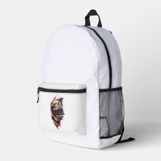 Sac À Dos Imprimé Aigle américain patriotique vintage 4 juillet