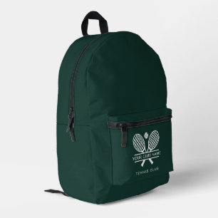 Sac À Dos Imprimé Ajouter le nom du club Green Tennis Team Swag pers