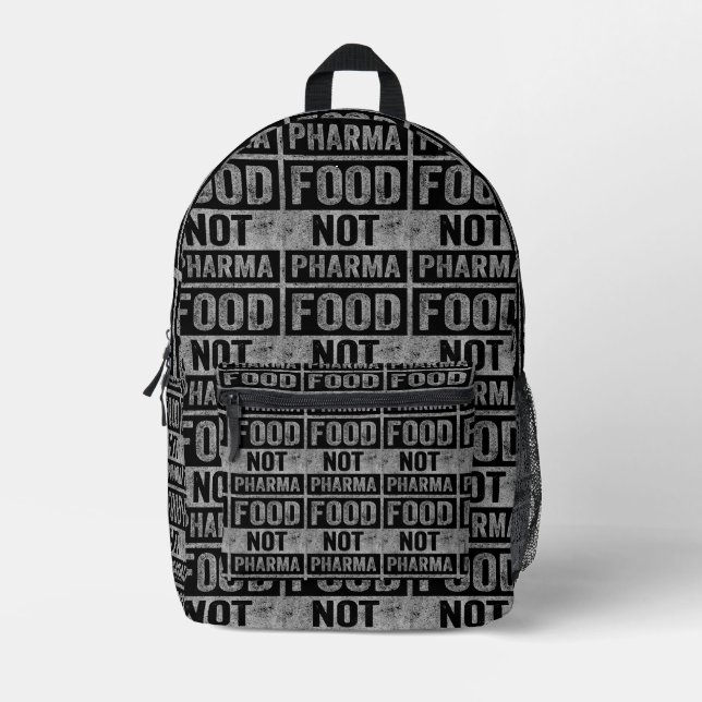 Sac À Dos Imprimé Alimentation non pharmaceutique Alimentation biolo (Recto)