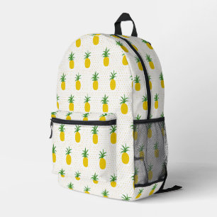 Sac À Dos Imprimé Ananas tropicaux d'or