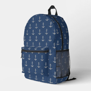 Sac À Dos Imprimé Ancre de la mer de Knit