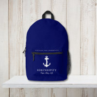 Ancre nautique Capitaines Marine Blue