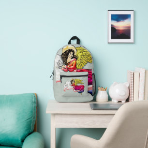 Sac À Dos Imprimé Ange de paix et d'harmonie