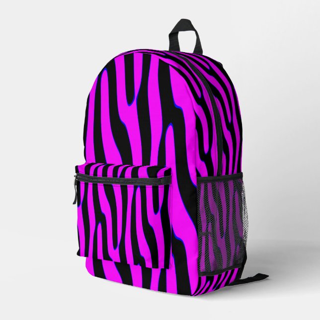 Sac À Dos Imprimé Animal sauvage rose Sassy (Coin arrière droit)