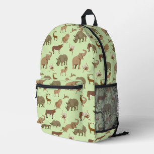 Sac À Dos Imprimé Animaux sauvages