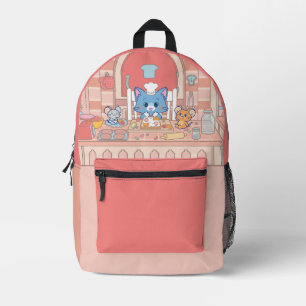 Sac À Dos Imprimé Anime Tom, Jerry et boulangerie Tuffy