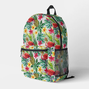 Sac À Dos Imprimé Aquarelle tropicale