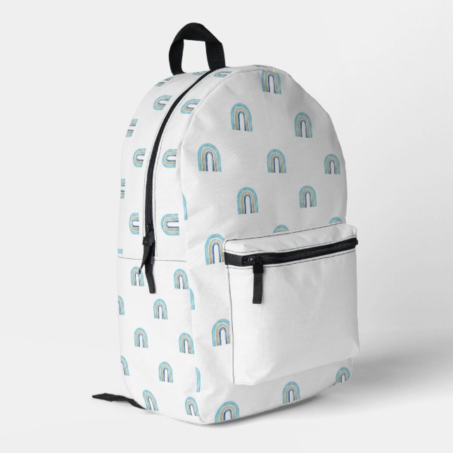 Sac À Dos Imprimé Arc-en-ciel Boho moderne (Coin arrière gauche)