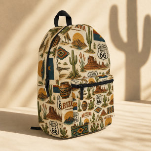 Sac À Dos Imprimé Arizona Route 66 Trail Trekker