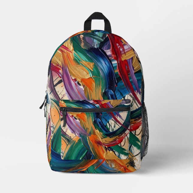Sac À Dos Imprimé Avec Créativité Dans Chaque Déta (Recto)