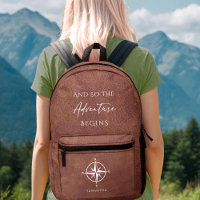 Aventure Brown Voyage en cuir personnalisé