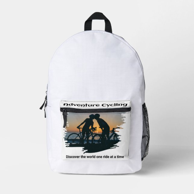 Sac À Dos Imprimé Aventure cyclisme (Recto)