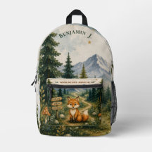Aventure en forêt Renard Montagnes Enfants Nom