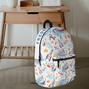 Sac À Dos Imprimé Aviation personnalisée pour enfants