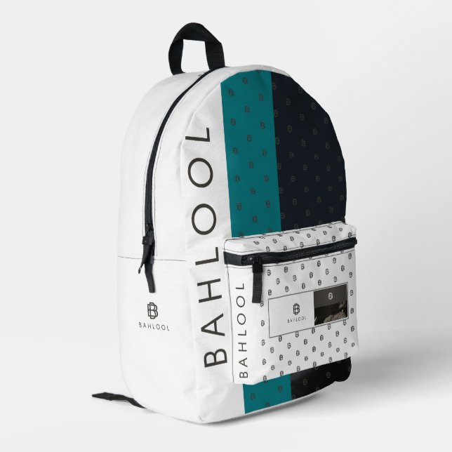 SAC À DOS IMPRIMÉ BAHLOOL (Coin arrière gauche)