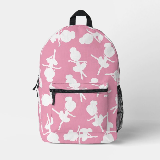 Sac À Dos Imprimé Ballerina Motif, Ballet Girls, Ballet Dance (Recto)