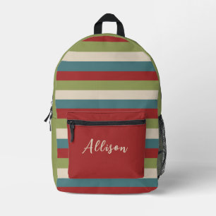 Sac À Dos Imprimé Bandes Vintages classiques avec conception de nom