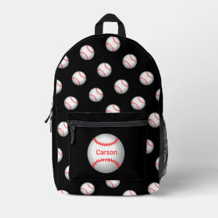 Sac À Dos Imprimé Baseball personnalisé avec points rouges