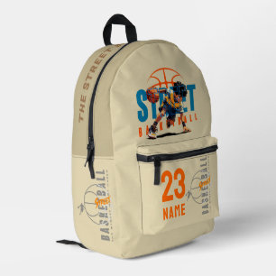 Sac À Dos Imprimé Basket de rue  