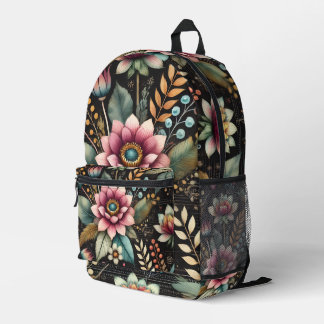 Sac À Dos Imprimé Beauté Épanouie
