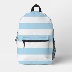 Sac À Dos Imprimé Bleu, Blancs, Motif rayé